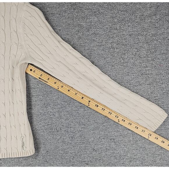 POLO JEANS CO. RALPH LAUREN WOMEN'S CABLE KNIT SWEATER RN41381 SIZE S - Picture 9 of 9